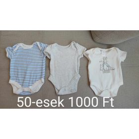 3 darabos rövid ujjú body-szett (50-es méret)