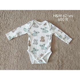 H&M koala mintás hosszú ujjú body (62-es méret)