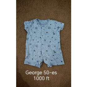 George állatfigurás rövid ujjú napozó (50-es méret)