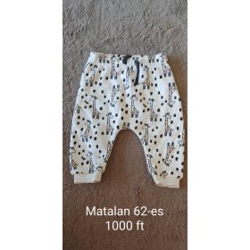 Matalan zsiráfmintás kisfiú nadrág (62-es méret)