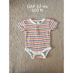 GAP csíkos body (62-es méret)