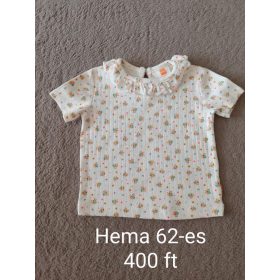 Hema Virágmintás Kislány Póló – 62-es méret