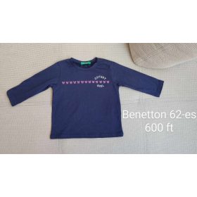 Benetton Mintás Hosszú Ujjú Póló – 62-es méret