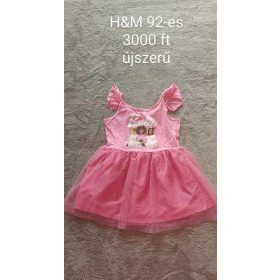   H&M tüllszoknyás rózsaszín kislány ruha – 92-es méret