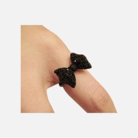 Fekete Masnis Női Gyűrű – Kifinomult Geometria