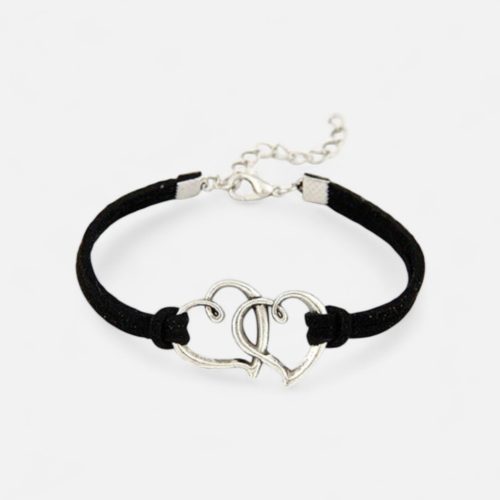 Összefonódó Dupla Szív Karkötő – A Kapcsolódás Geometriája