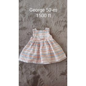 Elegáns George Csíkos Alkalmi Ruha – Apró hercegnőknek
