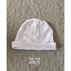 Pihe-puha Világosrózsaszín Babasapka – 56-os méret