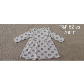 F&F Szivárvány Mintás Tunika / Ruha – 62-es méret