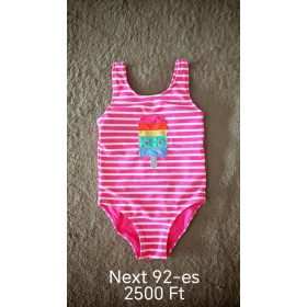 Next jégkrém mintás csíkos úszódressz – 92-es méret