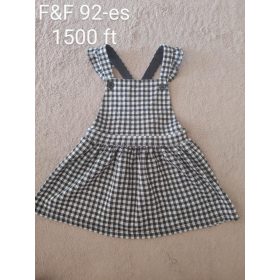 F&F Kislány Kockás Kötényruha – 92-es méret