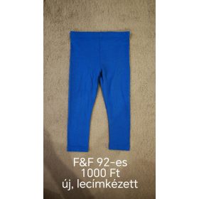F&F királykék baba leggings – 92-es méret