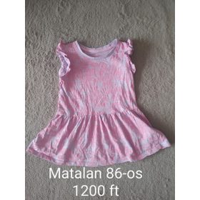 Matalan fodros ujjú kislány felső – 86-os méret