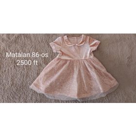   Matalan csillogó tüllszoknyás alkalmi ruha – 86-os méret
