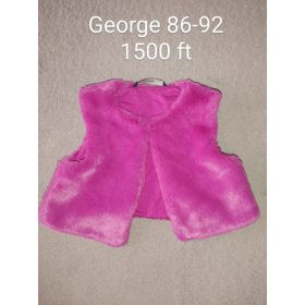   George pihe-puha kislány szőrme mellény – 86-92-es méret