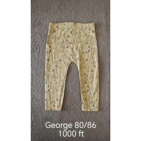 George Mustársárga Nyuszis Baba Leggings (80/86-os méret)