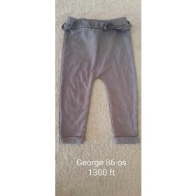   George Szürke Kislány Nadrág – Minőségi Babaruha a Tudatos Szülőknek