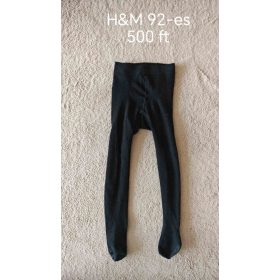 H&M Klasszikus Fekete Harisnyanadrág – 92-es méret