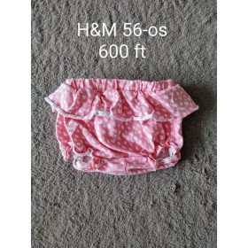   H&M rózsaszín pöttyös, fodros bugyogó – Bájos és minőségi babaruha