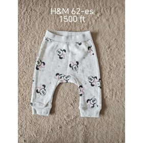   H&M Minnie egeres szürke kislány nadrág – Minőségi babaruha a mindennapokra