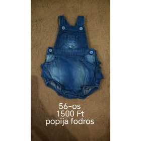   Farmer kislány kertészbugyogó fodros díszítéssel – Stílusos és minőségi babaruha