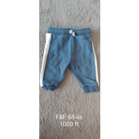   F&F 68-as Baba Melegítőnadrág – Szürkéskék Színben, Oldalcsíkkal