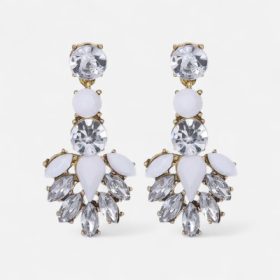   Kifinomult Ragyogás: Személyre Szabott Ajándék Kristályos Fülbevaló Nőknek