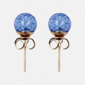   Égkék Ragyogás – Minimalista Női Fülbevalóa Mindennapokra