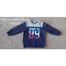   Piazza Italia 68-as kisfiú pulóver – Vagány stílus, újszerű állapot!