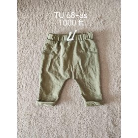 Stílusos Olívazöld TU Baba nadrág – 68-as méretben