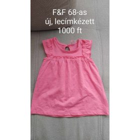  Bájos Pink F&F Tunika – 68-as méret (Új, lecímkézett!)