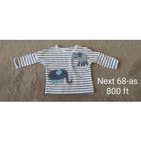    A Gemini ezt mondta: Ez a Next márkájú, elefántos felső minden kisfiú ruhatárának alapdarabja lehet! Íme a SEO-optimalizált leírás a kért kulcsszavakkal:  Tündéri Elefántos Next Hosszú Ujjú Felső – 68-as méret