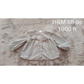 Stílusos H&M Khaki Kordbársony Ingtunika– 68-as méret
