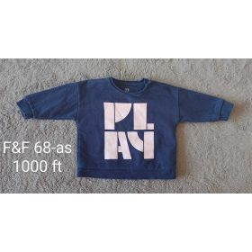 Vagány F&F „PLAY” Sötétkék Pulóver – 68-as méret