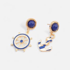   Aszimmetrikus Tengerész Fülbevaló – Stílusos Utazás a Tengeren