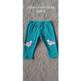 John Lewis vidám madárkás leggings – 68-as méret