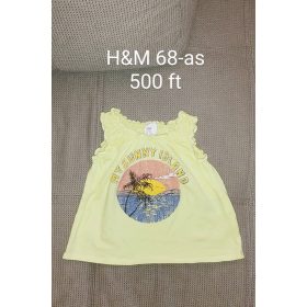   H&M „My Sunny Island” Újszerű Babaruha – 68-as méret
