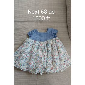   Next Farmer és Virágmintás Újszerű Babaruha – 68-as méret
