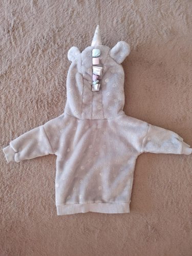 Next unikornisos, pihe-puha kapucnis pulóver – 74-es méret