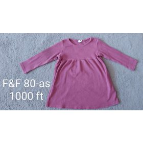   F&F bordázott kislány ruha – Minőségi babaruha a hétköznapi eleganciához