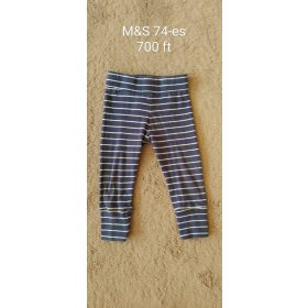 M&S Csíkos Kislány Leggings – 74-es méret