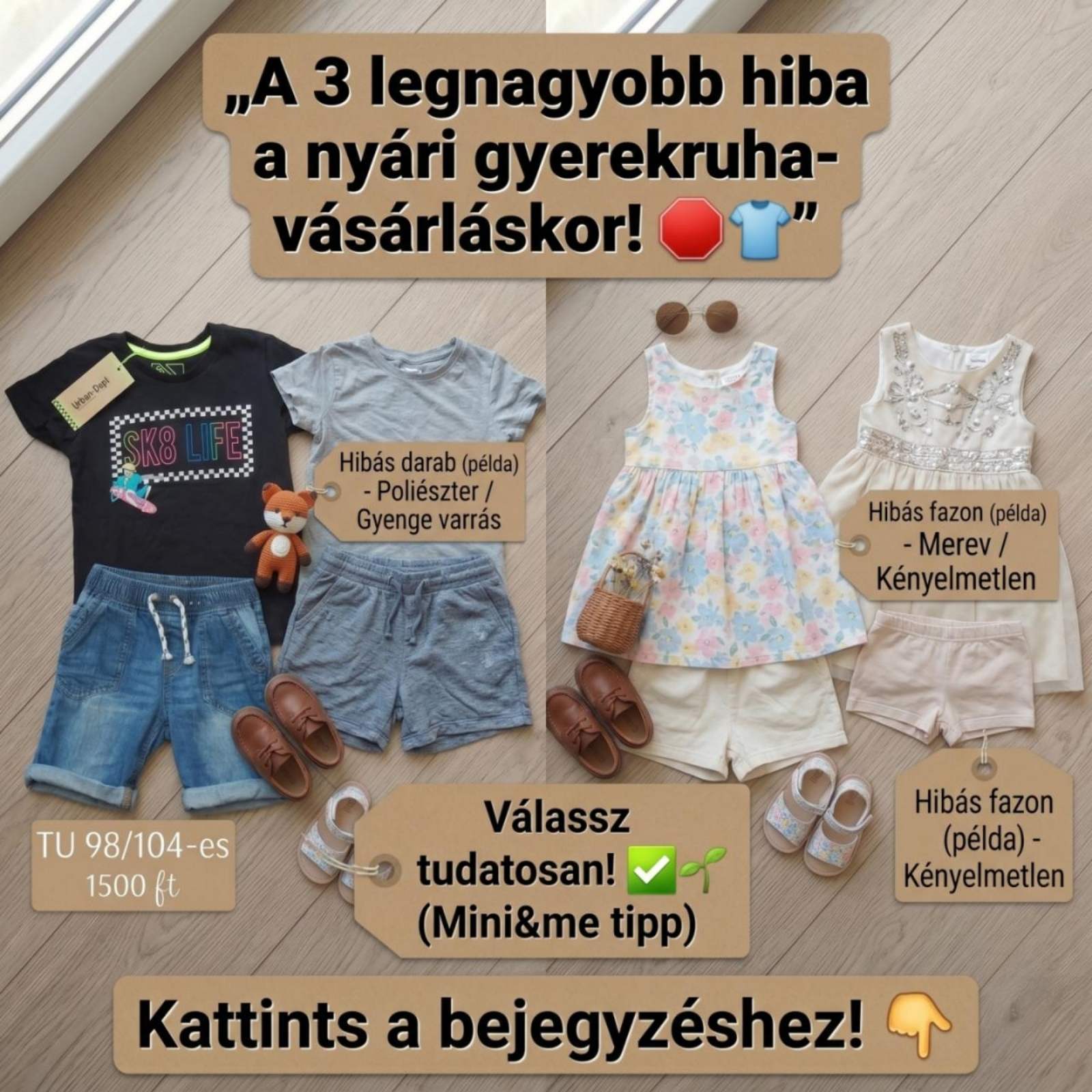  A 3 legnagyobb hiba, amit a nyári gyerekruhák vásárlásakor elkövetünk (És hogyan kerüld el őket!)